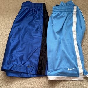 Nike Men’s XXL Dual Blue Athletic Basketball Shorts, EUC :)